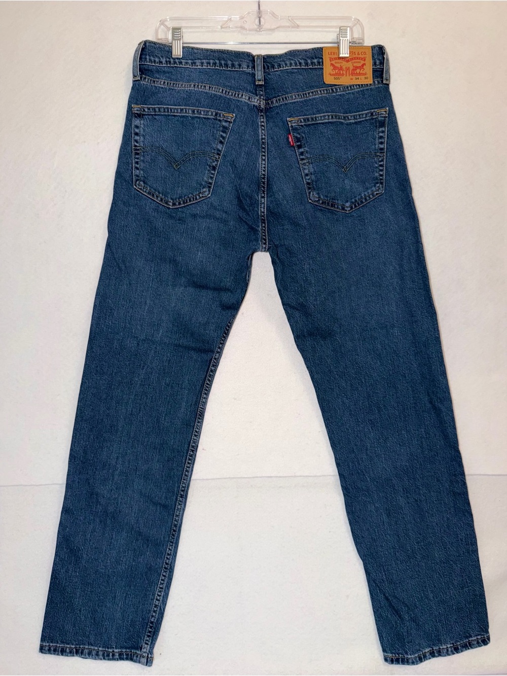 Men's 505 Levi's Men's Straight-Leg Blue Jeans